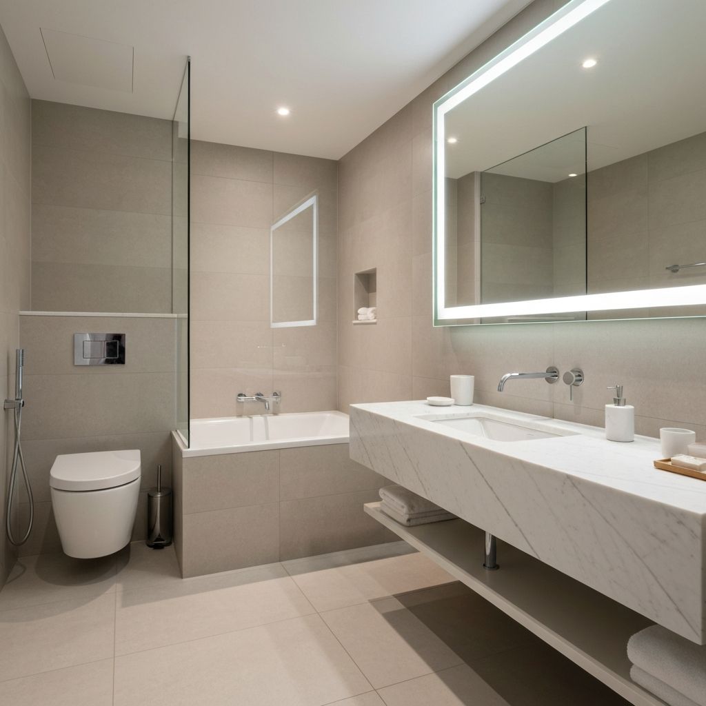 Modern bathroom installation